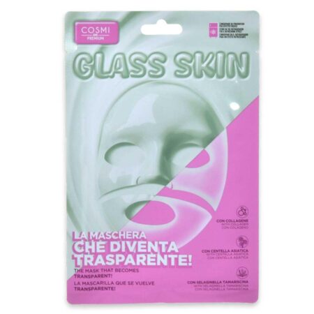 Cosmi maschera viso glass skin con centella asiatica