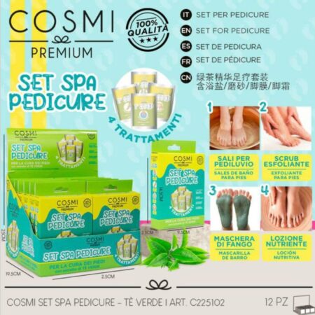 Cosmi set spa pedicure al thè verde