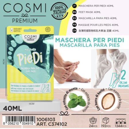 Maschera piedi cosmi