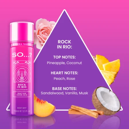 so fragrance acqua profumata rock in rio 150 ml