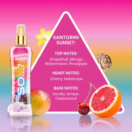 so fragrance acqua profumata 200 ml Santorini